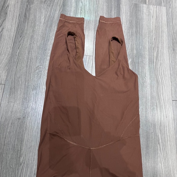 lululemon align ribbed bodysuit size 6 brown - Picture 2 of 4